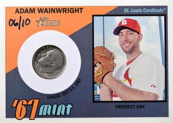 2016 Topps Heritage - 1967 Mint Dime #67MR-AW Adam Wainwright Front