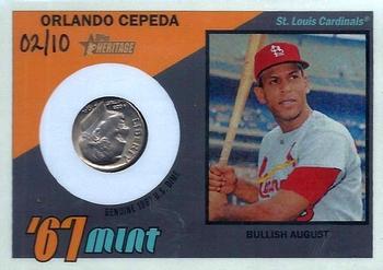 2016 Topps Heritage - 1967 Mint Dime #67MR-OC Orlando Cepeda Front
