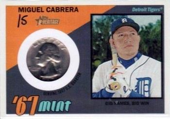 2016 Topps Heritage - 1967 Mint Quarter #67MR-MC Miguel Cabrera Front