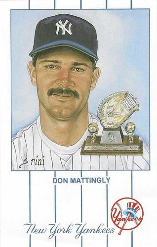 1989 Historic Limited Editions Don Mattingly Postcards (Series 1) #12 Don Mattingly Front