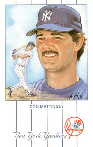 1991 Historic Limited Editions Don Mattingly Postcards (Series 2) #2 Don Mattingly Front