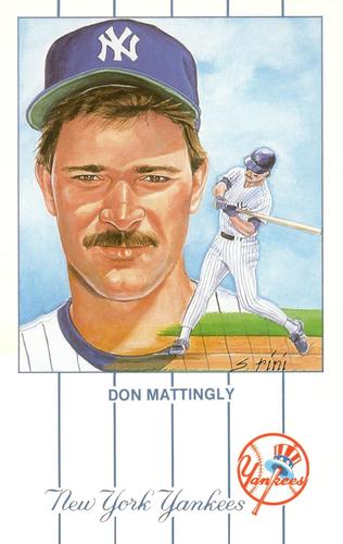 1991 Historic Limited Editions Don Mattingly Postcards (Series 2) #10 Don Mattingly Front