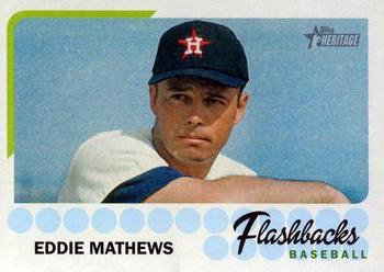 2016 Topps Heritage - Baseball Flashbacks #BF-EM Eddie Mathews Front