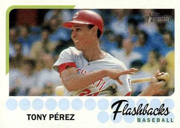 2016 Topps Heritage - Baseball Flashbacks #BF-TP Tony Perez Front