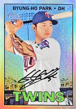 2016 Topps Heritage - Chrome Refractor #THC-708 Byung-Ho Park Front