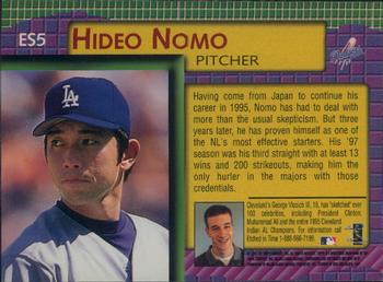 1998 Topps - Etch-A-Sketch #ES5 Hideo Nomo Back