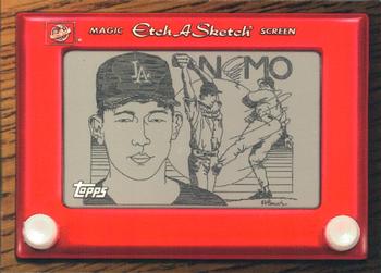 1998 Topps - Etch-A-Sketch #ES5 Hideo Nomo Front