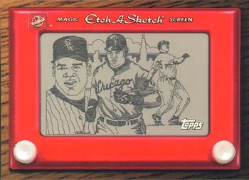 1998 Topps - Etch-A-Sketch #ES8 Frank Thomas Front