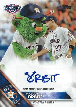 2016 Topps Opening Day - Mascot Autographs #MA-O Orbit Front