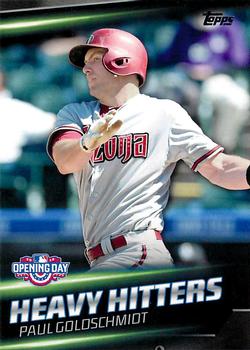 2016 Topps Opening Day - Heavy Hitters #HH-12 Paul Goldschmidt Front