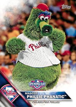 2016 Topps Opening Day - Mascots #M-16 Phillie Phanatic Front