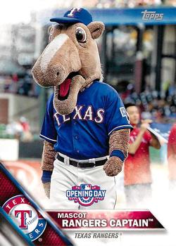 2016 Topps Opening Day - Mascots #M-24 Rangers Captain Front