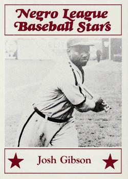1986 Fritsch Negro League Baseball Stars #9 Josh Gibson Front