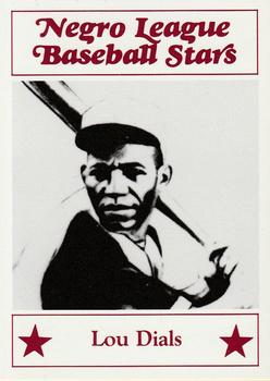 1986 Fritsch Negro League Baseball Stars #14 Lou Dials Front