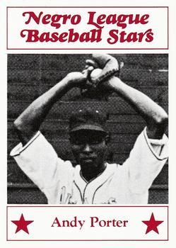 1986 Fritsch Negro League Baseball Stars #15 Andy Porter Front