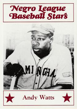 1986 Fritsch Negro League Baseball Stars #17 Andy Watts Front