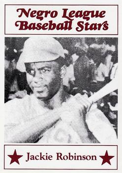1986 Fritsch Negro League Baseball Stars #25 Jackie Robinson Front