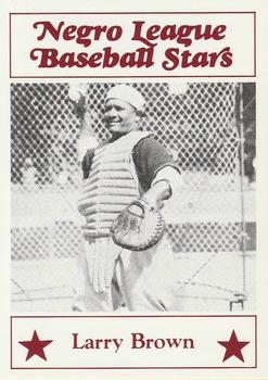 1986 Fritsch Negro League Baseball Stars #26 Larry Brown Front