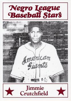 1986 Fritsch Negro League Baseball Stars #29 Jimmie Crutchfield Front