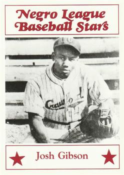 1986 Fritsch Negro League Baseball Stars #30 Josh Gibson Front