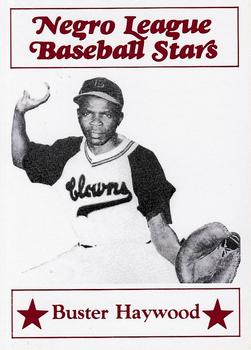 1986 Fritsch Negro League Baseball Stars #42 Buster Haywood Front