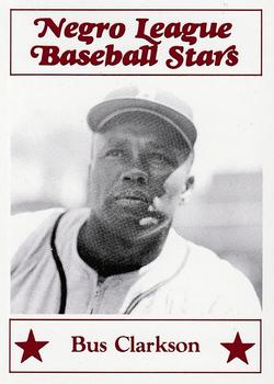 1986 Fritsch Negro League Baseball Stars #44 Buster Clarkson Front