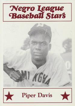 1986 Fritsch Negro League Baseball Stars #47 Piper Davis Front