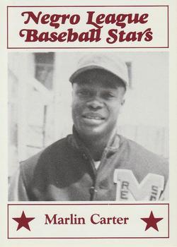 1986 Fritsch Negro League Baseball Stars #50 Marlin Carter Front