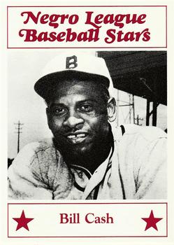 1986 Fritsch Negro League Baseball Stars #57 Bill Cash Front