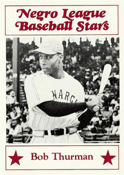1986 Fritsch Negro League Baseball Stars #60 Bob Thurman Front