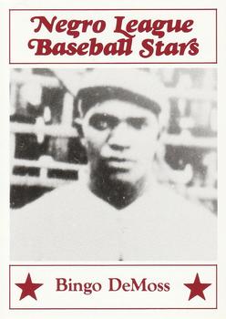 1986 Fritsch Negro League Baseball Stars #66 Bingo DeMoss Front