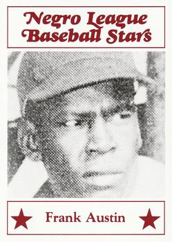 1986 Fritsch Negro League Baseball Stars #74 Frank Austin Front