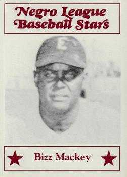 1986 Fritsch Negro League Baseball Stars #91 Biz Mackey Front