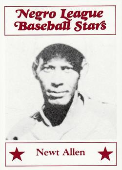 1986 Fritsch Negro League Baseball Stars #104 Newt Allen Front