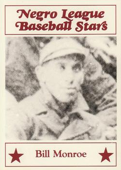 1986 Fritsch Negro League Baseball Stars #110 Bill Monroe Front