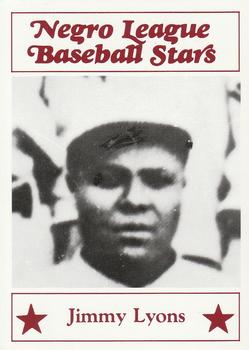 1986 Fritsch Negro League Baseball Stars #114 Jimmie Lyons Front