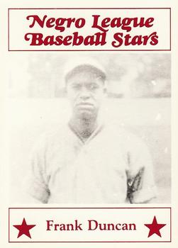 1986 Fritsch Negro League Baseball Stars #118 Frank Duncan Front