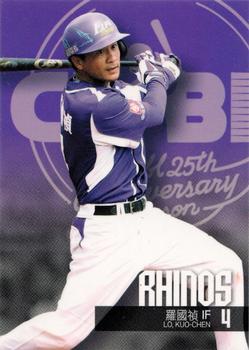 2014 CPBL #124 Kuo-Chen Lo Front