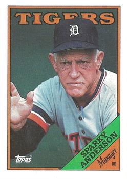 1988 Topps #14 Sparky Anderson Front