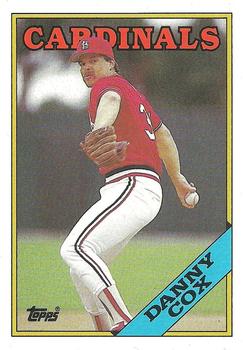 1988 Topps #59 Danny Cox Front