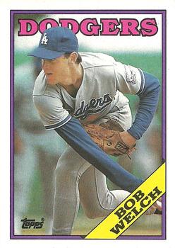 1988 Topps #118 Bob Welch Front