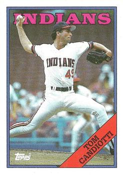 1988 Topps #123 Tom Candiotti Front