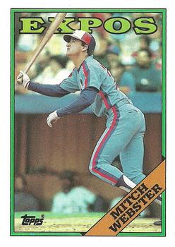 1988 Topps #138 Mitch Webster Front
