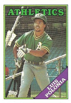 1988 Topps #238 Luis Polonia Front