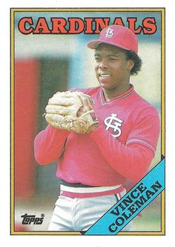 1988 Topps #260 Vince Coleman Front