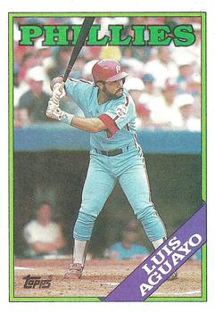 1988 Topps #356 Luis Aguayo Front