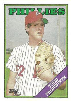 1988 Topps #378 Todd Frohwirth Front
