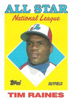 1988 Topps #403 Tim Raines Front