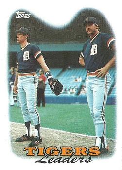 1988 Topps #429 Tigers Leaders Front