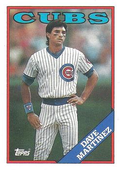 1988 Topps #439 Dave Martinez Front
